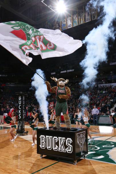 La mascotte di Milwaukee (Nba/Getty Images)